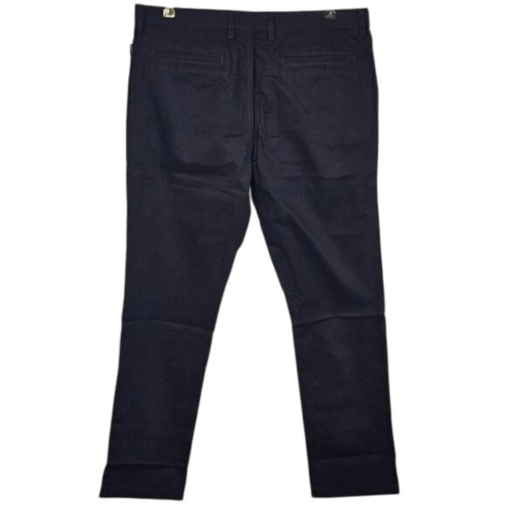 Old Navy Lived In Chino Pant Sz 38x32 Slim Black Cotton Business Casual Office - Picture 2 of 10